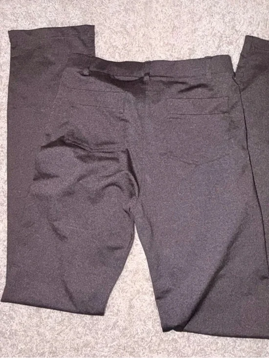 Gray Stretch Straight-Leg Women's Leggings - Picture 6 of 6